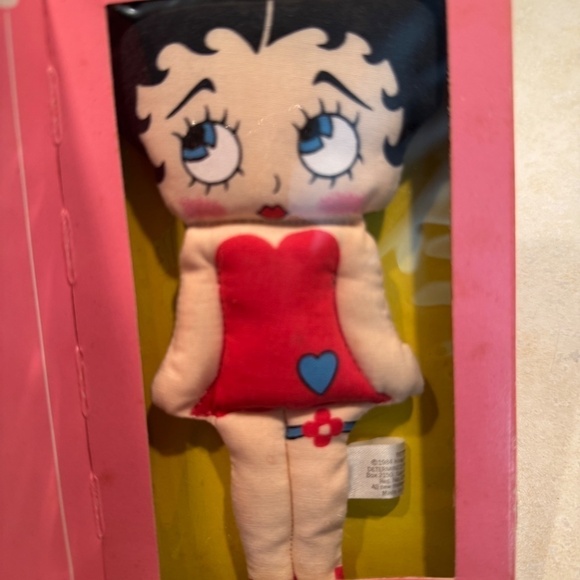 Betty Boop Cloth Rag Doll Ornament Original Box - Picture 11 of 11